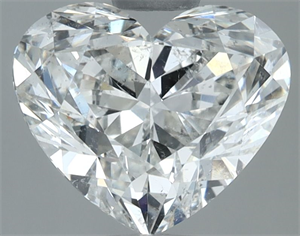 Picture of Natural Diamond 1.90 Carats, Heart with  Cut, H Color, SI2 Clarity and Certified by GIA