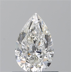 Picture of Natural Diamond 0.70 Carats, Pear with  Cut, F Color, VS2 Clarity and Certified by GIA