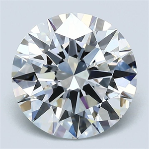 Picture of Natural Diamond 2.22 Carats, Round with Excellent Cut, D Color, VS1 Clarity and Certified by GIA