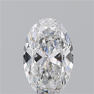 Picture of Natural Diamond 1.20 Carats, Oval with  Cut, E Color, SI2 Clarity and Certified by GIA