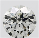 Natural Diamond 0.90 Carats, Round with Excellent Cut, K Color, VS2 Clarity and Certified by IGI