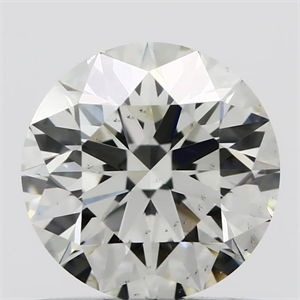 Picture of Natural Diamond 0.90 Carats, Round with Excellent Cut, K Color, VS2 Clarity and Certified by IGI