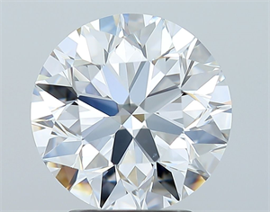 Foto Diamante Natural 3.00 quilates, Redondo , Color E, claridad SI1 y certificado GIA de