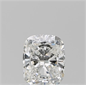 Natural Diamond 0.70 Carats, Cushion with  Cut, F Color, VVS2 Clarity and Certified by GIA