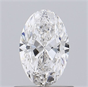 Diamante Natural 0.56 quilates, Ovalado , Color G, claridad VVS1 y certificado GIA