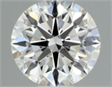 Diamante Natural 0.42 quilates, Redondo , Color F, claridad VS1 y certificado GIA