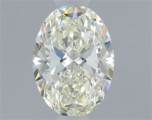 Picture of Natural Diamond 0.60 Carats, Oval with  Cut, K Color, VVS1 Clarity and Certified by GIA