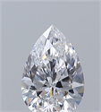 Diamante Natural 0.30 quilates, De pera , Color D, claridad VS1 y certificado GIA