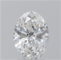 Natural Diamond 2.21 Carats, Oval with  Cut, F Color, VVS2 Clarity and Certified by GIA