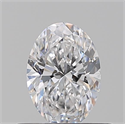 Diamante Natural 0.50 quilates, Ovalado , Color D, claridad VVS1 y certificado GIA
