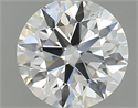 Natural Diamond 0.72 Carats, Round with Excellent Cut, J Color, VS1 Clarity and Certified by GIA