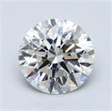 Diamante Natural 1.35 quilates, Redondo , Color H, claridad VS2 y certificado GIA