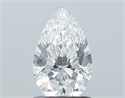 Natural Diamond 1.02 Carats, Pear with  Cut, G Color, SI1 Clarity and Certified by GIA