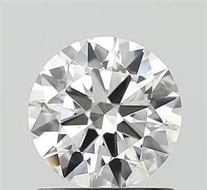 Picture of Lab Grown Diamond 1.00 Carats, Round with Ideal Cut, D Color, VVS2 Clarity and Certified by IGI