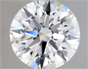 Natural Diamond 0.70 Carats, Round with Excellent Cut, F Color, VVS2 Clarity and Certified by GIA