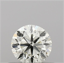 Diamante Natural 0.40 quilates, Redondo , Color J, claridad VS2 y certificado IGI