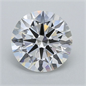 Del inventario de diamantes de laboratorio, 1.51 quilates, Redondo , Color F, claridad VS1 y certificado IGI