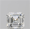 Diamante Natural 1.50 quilates, Asscher , Color I, claridad VVS1 y certificado GIA