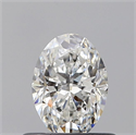 Diamante Natural 0.50 quilates, Ovalado , Color F, claridad VS1 y certificado GIA