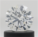 Natural Diamond 0.60 Carats, Round with Excellent Cut, H Color, SI1 Clarity and Certified by GIA