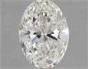 Diamante Natural 0.42 quilates, Ovalado , Color H, claridad VVS2 y certificado GIA