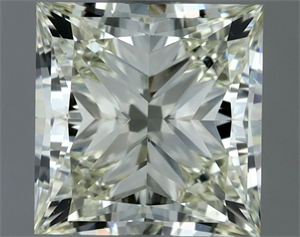 Picture of Natural Diamond 1.40 Carats, Princess with  Cut, L Color, VS1 Clarity and Certified by IGI