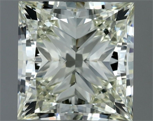 Picture of Natural Diamond 1.40 Carats, Princess with  Cut, L Color, VS1 Clarity and Certified by IGI