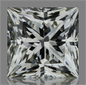 Natural Diamond 0.52 Carats, Princess with  Cut, L Color, VVS1 Clarity and Certified by GIA