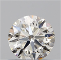 Natural Diamond 0.60 Carats, Round with Excellent Cut, K Color, SI2 Clarity and Certified by GIA