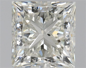 Picture of Natural Diamond 0.70 Carats, Princess with  Cut, J Color, VS1 Clarity and Certified by GIA