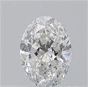 Diamante Natural 1.06 quilates, Ovalado , Color F, claridad SI2 y certificado GIA