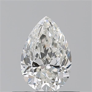 Picture of Natural Diamond 0.50 Carats, Pear with  Cut, H Color, VVS1 Clarity and Certified by GIA