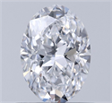 Natural Diamond 0.70 Carats, Oval with  Cut, D Color, VS1 Clarity and Certified by GIA