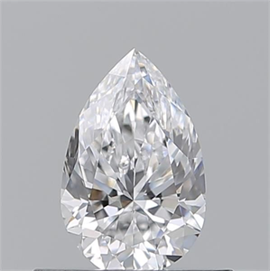 Picture of Natural Diamond 0.50 Carats, Pear with  Cut, D Color, VS1 Clarity and Certified by GIA