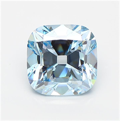 Picture of Lab Grown Diamond 2.50 Carats, CUSHION MODIFIED with  Cut, Fancy Intense Blue Color, VS2 Clarity and Certified by IGI