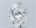Diamante Natural 1.01 quilates, Ovalado , Color D, claridad VS2 y certificado GIA
