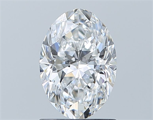 Foto Diamante Natural 1.01 quilates, Ovalado , Color D, claridad VS2 y certificado GIA de