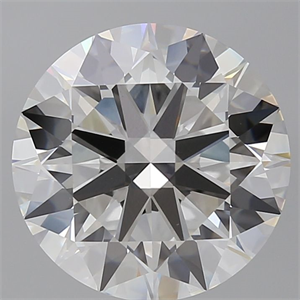 Picture of Lab Grown Diamond 6.03 Carats, Round with Excellent Cut, F Color, VVS2 Clarity and Certified by IGI