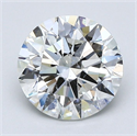 Diamante Natural 2.03 quilates, Redondo , Color H, claridad SI2 y certificado GIA