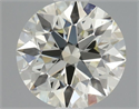 Natural Diamond 0.60 Carats, Round with Excellent Cut, M Color, SI1 Clarity and Certified by GIA
