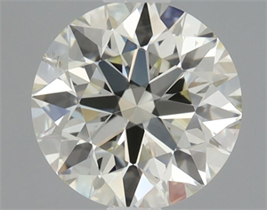 Picture of Natural Diamond 0.60 Carats, Round with Excellent Cut, M Color, SI1 Clarity and Certified by GIA