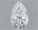 Diamante Natural 0.52 quilates, De pera , Color F, claridad VVS1 y certificado GIA