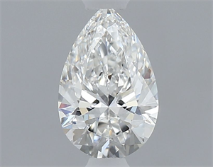 Foto Diamante Natural 0.52 quilates, De pera , Color F, claridad VVS1 y certificado GIA de