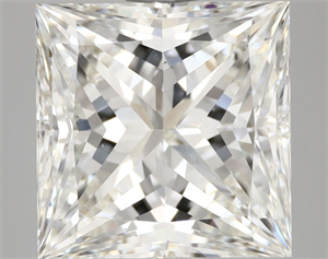 Picture of Natural Diamond 3.03 Carats, Princess with  Cut, J Color, VS2 Clarity and Certified by GIA