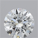 Natural Diamond 0.70 Carats, Round with Excellent Cut, D Color, VVS2 Clarity and Certified by GIA