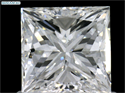Natural Diamond 1.04 Carats, Princess with  Cut, F Color, SI1 Clarity and Certified by GIA