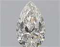 Natural Diamond 0.59 Carats, Pear with  Cut, H Color, VS2 Clarity and Certified by GIA