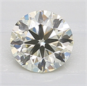 Natural Diamond 0.90 Carats, Round with Very Good Cut, N Color, VS1 Clarity and Certified by GIA