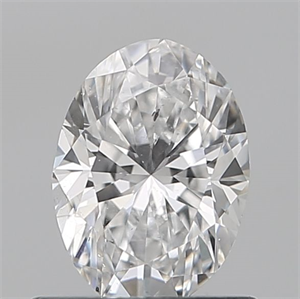 Foto Diamante Natural 0.19 quilates, Ovalado , Color F, claridad SI1 y certificado GIA de
