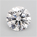 Lab Grown Diamond 1.05 Carats, Round with Ideal Cut, D Color, VVS2 Clarity and Certified by IGI